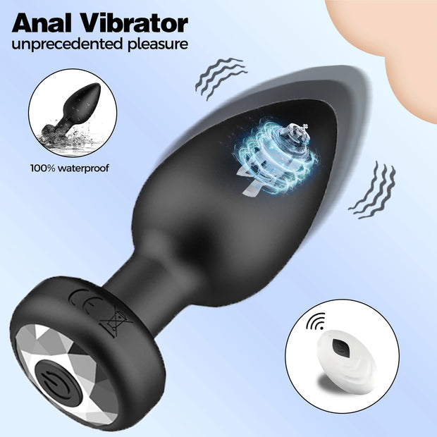 Electric Remote Control Anal Plug